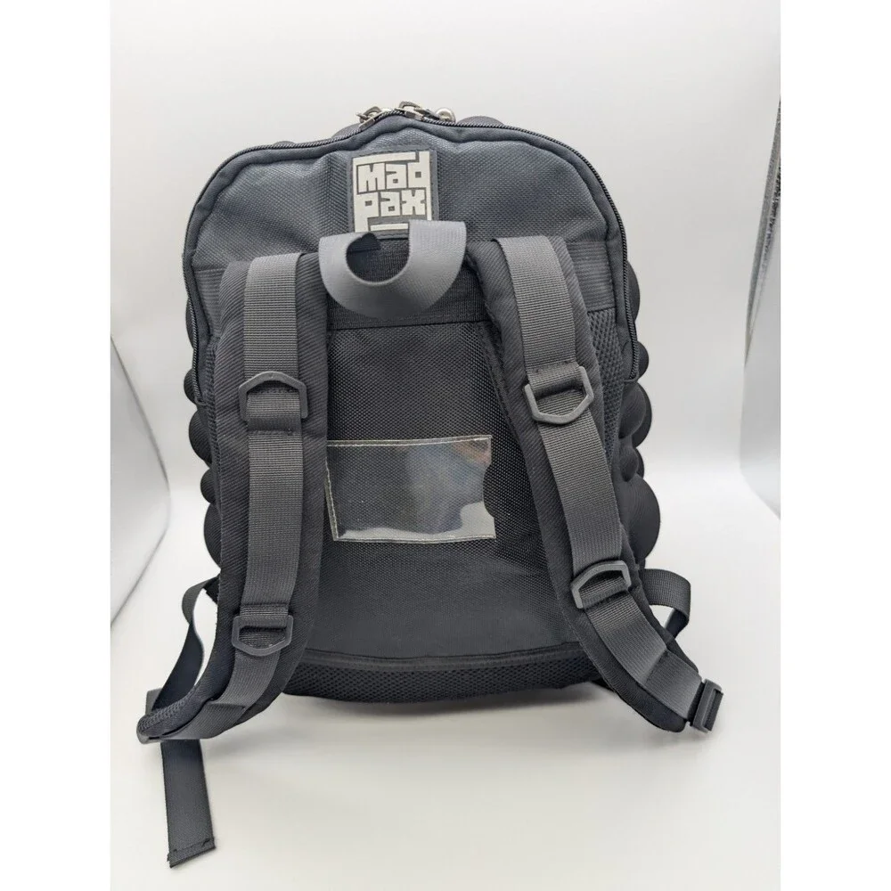 Madpax Bubble Black Urban School Backpack EUC